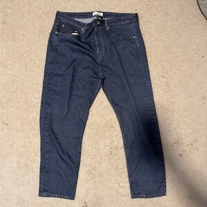 rag & bone Men's Relaxed Dark Blue Jeans